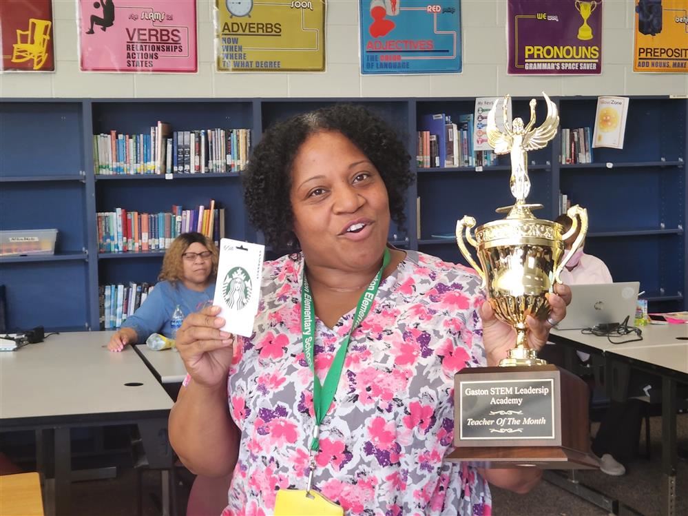   Teacher of the Month for October
